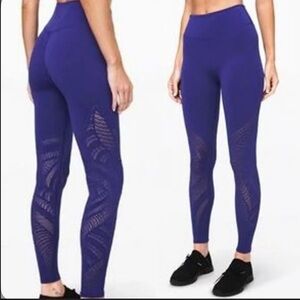 Lululemon Athletica Blue High-Waisted Leggings